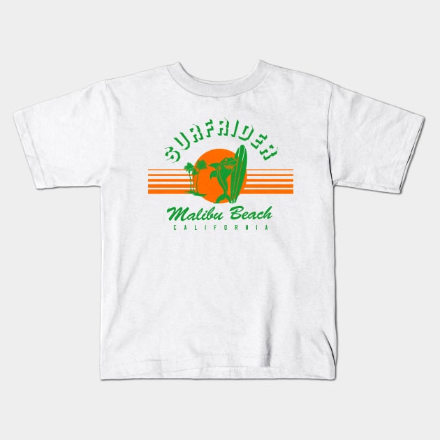 Surfrider Malibu Kids T-Shirt by mrspaceman